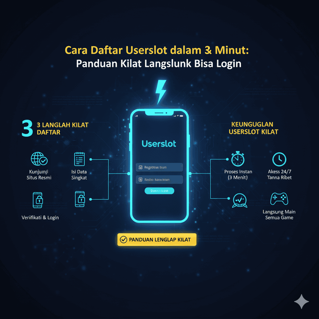 Cara Daftar Userslot dalam 3 Menit: Panduan Kilat Langsung Bisa Login