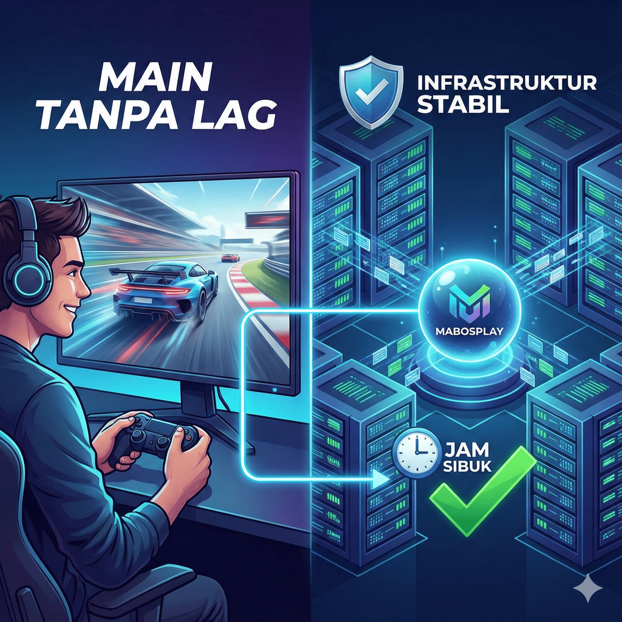 Main Tanpa Lag: Rahasia Infrastruktur Server Mabosplay yang Stabil di Jam Sibuk